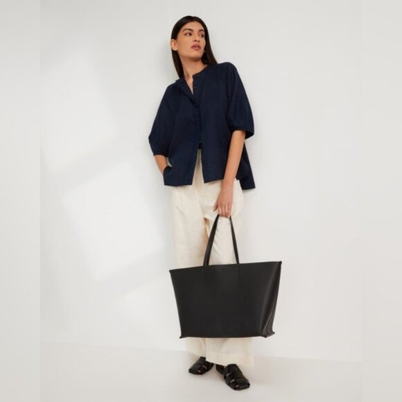 Everlane 100% Linen Puff Sleeve Shirt | Small - Picture 1 of 5